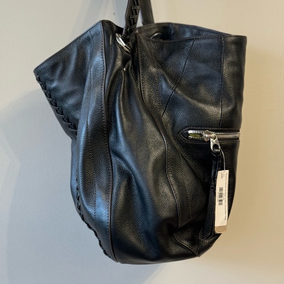 Oryany black pebbled leather Chelsea hobo shoulder bag - Picture 5 of 14